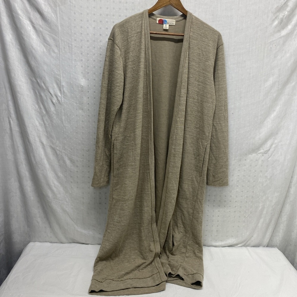 Free People Beach Open Front Long Knit‎ Cardigan Duster Sweater Size S.P Coastal